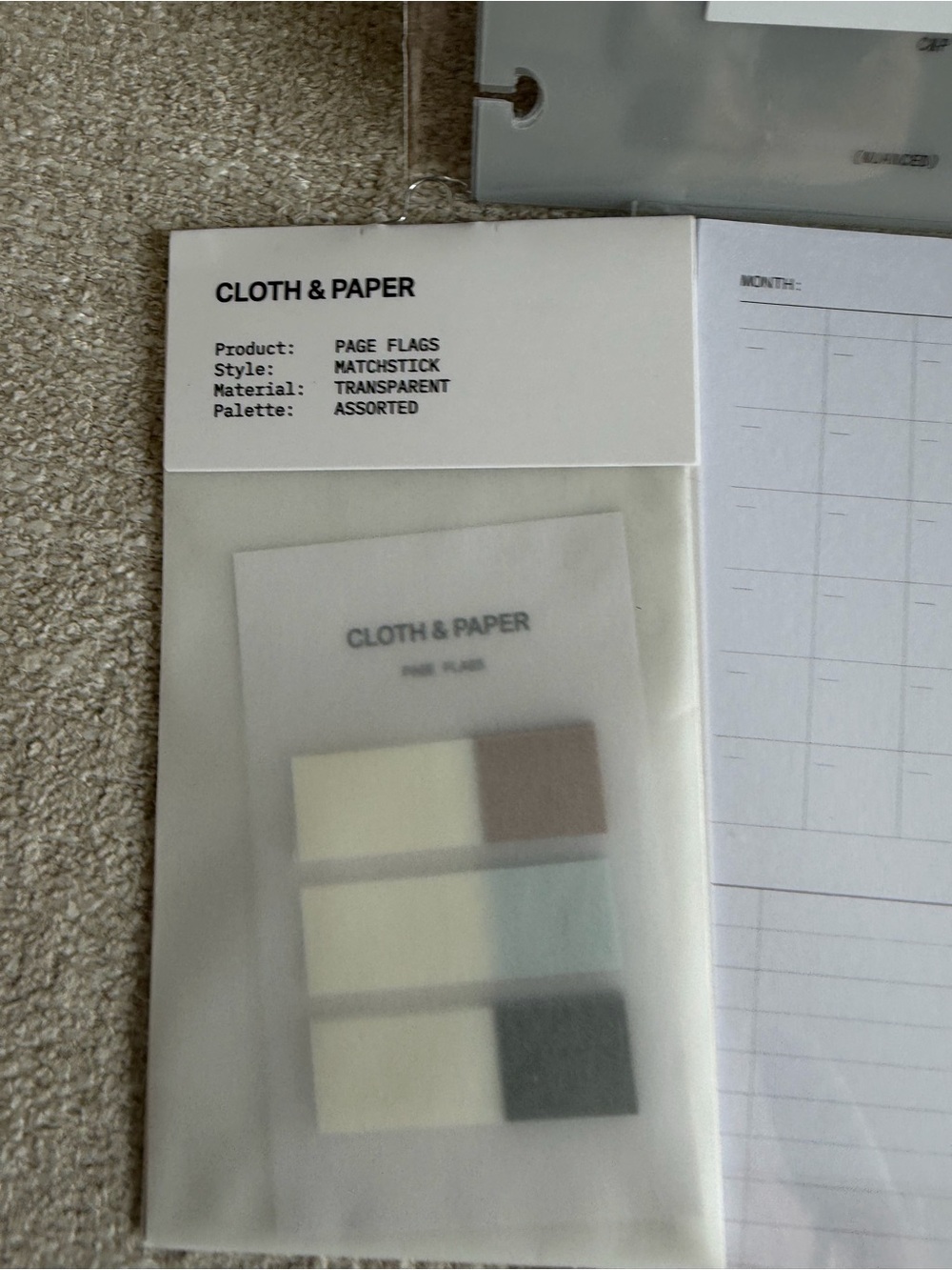 Cloth & Paper CP Petite Planner Bundle Dashboards Inserts Dividers Accessories - Picture 2 of 16
